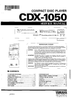 Yamaha cdx-1050 - Service Manual 
